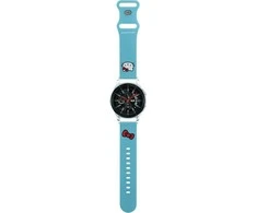 Hello Kitty Universal apyrankė HKUWLSCHBLB Silicone Kitty Head mėlynas 22mm