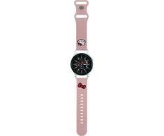 Universali apyrankė (22 mm) Hello Kitty silikoninė Kitty Head (HKUWLSCHBLP) rožinės spalvos
