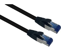 Carruzzo Helos 205588 tinklo kabelis Juoda 40 m Cat6a S/FTP (S-STP)