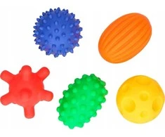 Hencz Toys Sensoriniai kamuoliukai 5 vnt. Pastelinė