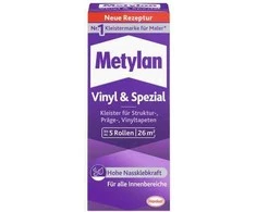 KLIJAI TAPETAMS METYLAN VINYL &amp; SPEZIAL 180GR