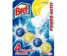 WC valiklis-gaiviklis BREF POWER AKTIV LEMON, 50 g