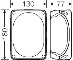 Hensel N / t šakos dėžutė be terminalų 180 x 130 x 77mm pilka IP66 / 67 KF 1000 G (62000057)