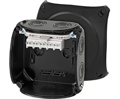 Hensel 62000054 Puszka n/t 130x130x77mm 5P 4 mm2 IP66/67 juoda KF 0604 B 62000054