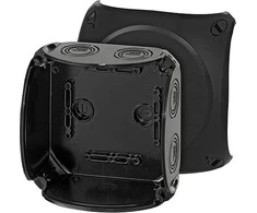Hensel Jungiamoji dėžutė 130 x 130 x 77 mm IP66/67 juoda KF 0600 B (62000052)
