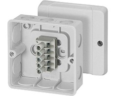 Hensel DE 9345, Polistirenas, Pilkas, IP55, 98 mm, 52 mm, 98 mm