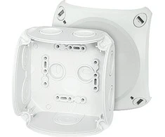 Hensel Skyriaus dėžutė 104 x 104 x 70 mm be IP66 terminalų pilka DK 0400 GZ (62000150)