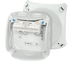 Hensel Filialas Box 104x104x70 5x4mm2 CU IP66 pilka DK 0404 GZ (62000151)