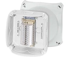 Hensel Jungiamoji dėžutė 130x130x77 10x4mm2 CU/AL IP66 pilka RK 0610 T (62000175)