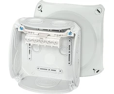 Hensel Filialas Box 130x130x77 5x4mm2 CU IP66 pilka DK 0604 GZ (62000152)