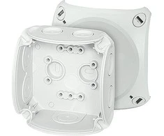 Hensel Skyriaus dėžutė 93 x 93 x 62mm be IP66 galinių įrenginių pilka DK 0200 GZ (62000147)