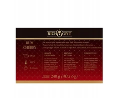 Richmont Vaisinė-žolinė arbata Richmont Rum Cherry 40x6g
