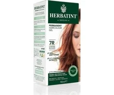 Ilgalaikiai plaukų dažai Herbatint R vario serija 7R, vario blondinė