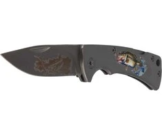Herbertz Solingen žvejybos peilis su žuvies motyvu, 68 mm (585809), universalus