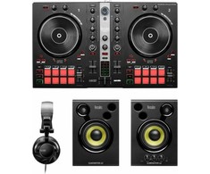 Hercules | DJ valdiklis | DJ reikmenų rinkinys | Garsiakalbiai | USB jungtis