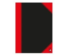 Herlitz Bantex Zeszyt China A4 96 kartek w kratkę, juodai-raudonas (100302815)