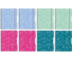 Herlitz Brulion spiraliniai B5/80K trumpi mišiniai (4 vnt.)