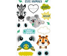 Herlitz Herlitz Foliensticker Cute Animals FSC