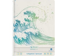 Herlitz Herlitz GREENline notatnik A4 70 ark. Baltas