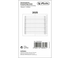 Herlitz Herlitz Taschenplaner mit Monatsregisterstanzung geheftet