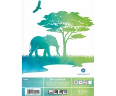 Herlitz Piešimo bloknotas A4 GREENline Dramblys 20 lapų