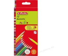 Herlitz Pieštukai spalvoti trikampai 12sp