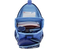 Herlitz mokyklinis krepšys „UltraLight Plus“ – mėlynas ryklys
