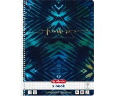 Herlitz Spiralinis popieriaus lapas A4/80K kr New Batik FL (5 vnt.)