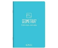 Herlitz Sąsiuvinis A5/32K su lygia geometrija (10 vnt.)