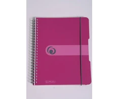 Herlitz zeszyt A5/80K w kratkę, rožinė (0011293776)
