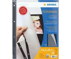 Herma Photo Carton juoda 20 lapų 7577