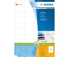 Herma Premium etiketės A4, baltas, matinis popierius, 8000 vnt (4610)