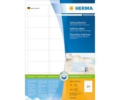 HERMA 4645 ženklinimo etiketė Balta