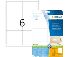 Herma HERMA Adresų etiketės Premium A4 balta 99,1 x 93,1 mm 150 vnt. - 4502