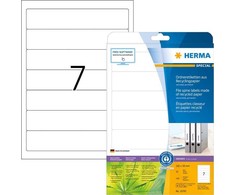 Herma etiketės A4 formato segtuvams, 20 lapų, 192x38