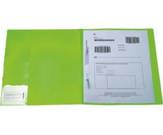 Herma HERMA Schnellhefter A4 neon grün Polypropylen 3St.