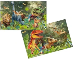 Herma HERMA Schreibunterlage Karton Dino World 55x35 3Stk