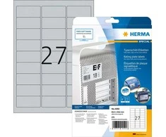 Herma A4 identifikavimo etiketės 63,5x29,6 mm Folia 270 vnt.