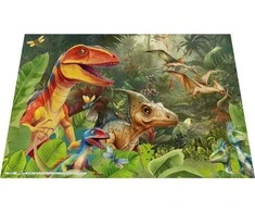Herma Dinozaurų stalo kilimėlis