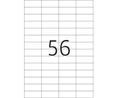 Herma Klijų etiketės 5080 Movables, A4, 52,5 x 21.2 mm, baltas, matinis popierius, 1400 vnt (5080)
