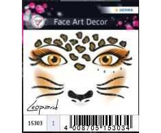 Herma Naklejka do zdobienia twarzy Leopard - 15303