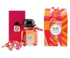 Rinkinys Hermes: Twilly d'Hermes Eau Poivree, tualetinis vanduo, moterims, 50 ml + Twilly d'Hermes Eau Poivree, tekstilinis šalikas, mini, moterims