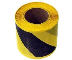 Hermes ĮSPĖJAMOJI JUOSTĖ 80 mm x 100 m (JUODA - Geltona)