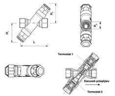 Herz Herz cirkuliacijos temperatūros ribotuvas ZTB DN 20, 3/4" 2401102
