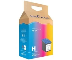 WECARE ARMOR kasetė pro HP Deskjet 450ci, 450cbi, 5150, 5550, 5652, 2175, 2510 ph (C6657A), 3 spalvos, 21ml, 550str