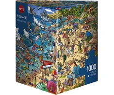 Dėlionė Heye Puzzle 1000 vienetų Crazy Beach