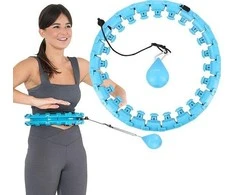 Mėlyna HHW01 HULA HOOP Mėlynas WITH WEIGHT HMS