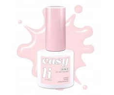 HI HYBRID Easy 3in1 hibridinis nagų lakas Nr. 602 Rožinė Lemonad 5 ml