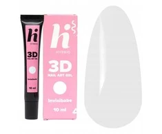 HI HYBRID nagų dailės gelis 3D dekoracijoms Invisibabe 10 ml
