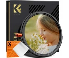 Hibridinis filtras 3in1 K&amp;F 67mm 67mm Fader ND2-32 + CPL + Juodas Diffusion 1/4 / KF01.2925V2